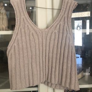 Crop sweater